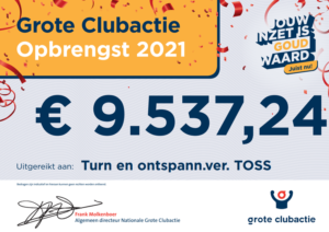 Opbrengst Grote Club Actie 2021